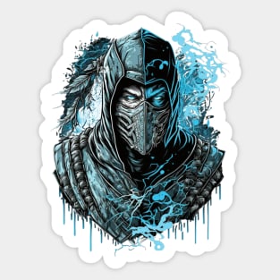 Sub Zero Mortal Kombat - Original Artwork Sticker